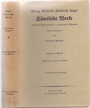 Georg Wilhelm Friedrich Hegel Samtliche Werke 1 Edited and